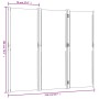 Taupe gray 3-panel divider screen 210x180 cm by , Room dividers - Ref: Foro24-4003363, Price: 96,59 €, Discount: %