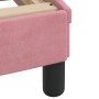 Estructura de cama con cabecero de terciopelo rosa 100x200 cm de , Camas y somieres - Ref: Foro24-373137, Precio: 143,59 €, D...