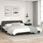 Bed frame with headboard black synthetic leather 180x200cm by , Beds and slatted bases - Ref: Foro24-373238, Price: 158,00 €,...