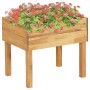 Raised planter made of solid acacia wood 50x40x45 cm by vidaXL, Pots and planters - Ref: Foro24-46585, Price: 55,50 €, Discou...