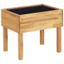 Raised planter made of solid acacia wood 50x40x45 cm by vidaXL, Pots and planters - Ref: Foro24-46585, Price: 55,50 €, Discou...