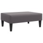 Gray synthetic leather footstool 77x55x31 cm by , Ottomans - Ref: Foro24-379563, Price: 64,25 €, Discount: %