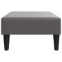 Gray synthetic leather footstool 77x55x31 cm by , Ottomans - Ref: Foro24-379563, Price: 64,25 €, Discount: %