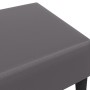 Gray synthetic leather footstool 77x55x31 cm by , Ottomans - Ref: Foro24-379563, Price: 64,25 €, Discount: %