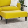 Reposapiés de terciopelo amarillo 77x55x31 cm de , Otomanas - Ref: Foro24-379561, Precio: 63,36 €, Descuento: %