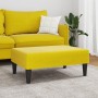 Reposapiés de terciopelo amarillo 77x55x31 cm de , Otomanas - Ref: Foro24-379561, Precio: 61,99 €, Descuento: %