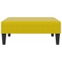 Reposapiés de terciopelo amarillo 77x55x31 cm de , Otomanas - Ref: Foro24-379561, Precio: 63,36 €, Descuento: %