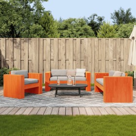 Garden furniture set 2 pieces solid pine wood wax brown by , Garden sets - Ref: Foro24-3216897, Price: 377,50 €, Discount: %