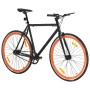 Bicicleta de piñón fijo negro y naranja 700c 59 cm de , Bicicletas - Ref: Foro24-92254, Precio: 276,65 €, Descuento: %