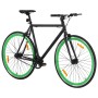 Black and green fixed gear bike 700c 55 cm by , bikes - Ref: Foro24-92256, Price: 254,99 €, Discount: %