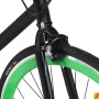 Black and green fixed gear bike 700c 55 cm by , bikes - Ref: Foro24-92256, Price: 254,99 €, Discount: %