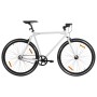 Schwarz-weißes Fixed-Gear-Fahrrad 700c 59 cm von , Fahrräder - Ref: Foro24-92263, Preis: 272,41 €, Rabatt: %