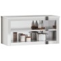 Küchenwandschrank mit Edelstahlregal von , Lebensmittelbehälter - Ref: Foro24-376444, Preis: 154,71 €, Rabatt: %