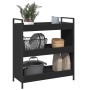 Black engineered wood kitchen cart 70x30x82 cm by , Kitchen and dining carts - Ref: Foro24-842316, Price: 65,87 €, Discount: %