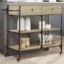 Sonoma oak engineered wood kitchen cart 105x42x95 cm by , Kitchen and dining carts - Ref: Foro24-842377, Price: 123,83 €, Dis...