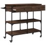 Oak brown engineered wood kitchen cart 105x42x95 cm by , Kitchen and dining carts - Ref: Foro24-842380, Price: 125,39 €, Disc...