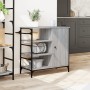 Sonoma gray wood kitchen cart 87.5x38.5x84.5 cm by , Kitchen and dining carts - Ref: Foro24-842389, Price: 120,32 €, Discount: %