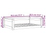 Cama para perros madera maciza pino marrón cera 95,5x65,5x28 cm de , Camas para perros - Ref: Foro24-844465, Precio: 78,66 €,...