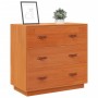 Aparador de madera maciza de pino marrón cera 80x40x75 cm de , Aparadores - Ref: Foro24-844471, Precio: 127,46 €, Descuento: %