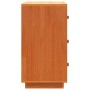 Aparador de madera maciza de pino marrón cera 80x40x75 cm de , Aparadores - Ref: Foro24-844471, Precio: 127,46 €, Descuento: %