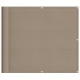 Balcony screen 100% polyester Oxford taupe 90x1000 cm by , Umbrellas - Ref: Foro24-4000244, Price: 47,99 €, Discount: %