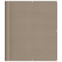 Balkonschirm 100 % Polyester Oxford taupe 120x800 cm von , Sonnenschirme - Ref: Foro24-4000250, Preis: 45,22 €, Rabatt: %