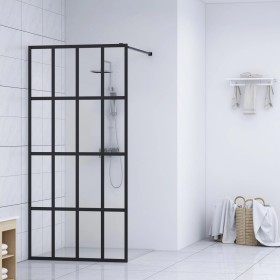 Shower screen made of transparent tempered glass, 100x195 cm. by vidaXL, Shower walls and screens - Ref: Foro24-145676, Price...