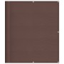 Balcony screen 100% polyester Oxford brown 120x800 cm by , Umbrellas - Ref: Foro24-4000397, Price: 39,30 €, Discount: %