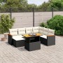 8-piece garden sofa set and black synthetic rattan cushions by , Garden sets - Ref: Foro24-3273191, Price: 526,02 €, Discount: %