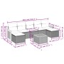 Gartensofa-Set mit beigen Kissen 8 Stück PE-Rattan von , Gartensets - Ref: Foro24-3227921, Preis: 504,95 €, Rabatt: %