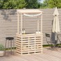 Garden bar table with solid wood roof 112.5x57x195.5 cm by , Garden tables - Ref: Foro24-832534, Price: 223,00 €, Discount: %