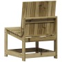 Garden furniture set 3 pieces impregnated pine wood by , Garden chairs - Ref: Foro24-832624, Price: 90,42 €, Discount: %