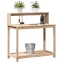 Mesa de plantación con estantes madera pino 108x50x109,5 cm de , Soportes para macetas - Ref: Foro24-832412, Precio: 80,99 €,...