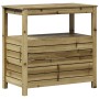 Mesa plantación con estantes madera impregnada 82,5x45x81 cm de , Soportes para macetas - Ref: Foro24-832431, Precio: 146,72 ...