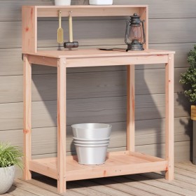 Planting table with Douglas wood shelves 82.5x50x109.5 cm by , Pot stands - Ref: Foro24-832410, Price: 63,99 €, Discount: %