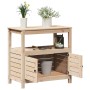 Planting table with shelves solid pine wood 82.5x45x81cm by , Pot stands - Ref: Foro24-832427, Price: 117,16 €, Discount: %