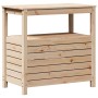 Planting table with shelves solid pine wood 82.5x45x81cm by , Pot stands - Ref: Foro24-832427, Price: 117,16 €, Discount: %