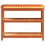 Plantation table with brown pine wood shelves 108x45x86.5 cm by , Pot stands - Ref: Foro24-844639, Price: 106,53 €, Discount: %