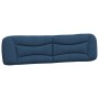 Estructura de cama con luces LED tela azul 200x200 cm de , Camas y somieres - Ref: Foro24-3213731, Precio: 260,99 €, Descuent...