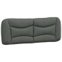 Estructura de cama con luces LED tela gris oscuro 180x200 cm de , Camas y somieres - Ref: Foro24-3213719, Precio: 230,75 €, D...