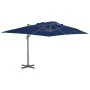 Cantilever parasol with light blue aluminum pole 4x3 m by vidaXL, Umbrellas - Ref: Foro24-47003, Price: 209,43 €, Discount: %