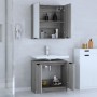 Sonoma gray engineered wood 2-piece bathroom furniture set by , Bathroom furniture - Ref: Foro24-3115866, Price: 117,03 €, Di...