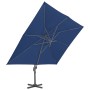 Cantilever parasol with light blue aluminum pole 4x3 m by vidaXL, Umbrellas - Ref: Foro24-47003, Price: 209,92 €, Discount: %