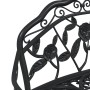 Black cast aluminum garden bench 100 cm by , garden benches - Ref: Foro24-317740, Price: 148,48 €, Discount: %