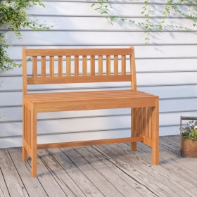 Solid eucalyptus wood garden bench 80 cm by , garden benches - Ref: Foro24-363289, Price: 101,99 €, Discount: %