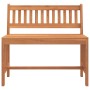 Solid eucalyptus wood garden bench 80 cm by , garden benches - Ref: Foro24-363289, Price: 100,76 €, Discount: %