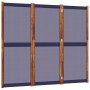 Dark blue 3-panel room divider screen 210x180 cm by , Room dividers - Ref: Foro24-4003359, Price: 95,99 €, Discount: %