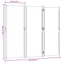 Dark blue 3-panel room divider screen 210x180 cm by , Room dividers - Ref: Foro24-4003359, Price: 95,99 €, Discount: %