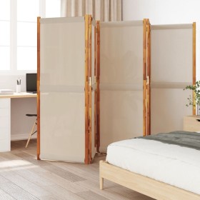 5-panel taupe gray room divider screen 350x180 cm by , Room dividers - Ref: Foro24-4003365, Price: 153,99 €, Discount: %