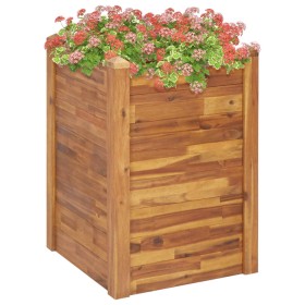 Arriate de madera maciza de acacia 60x60x84 cm de vidaXL, Maceteros y jardineras - Ref: Foro24-46577, Precio: 156,99 €, Descu...